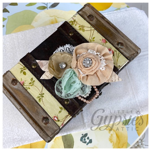 Shabby Chic Victorian Hand-crafted Box - Picture 2 of 12